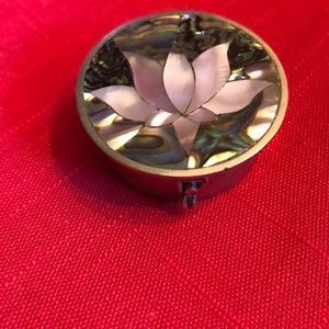 Mother of Pearl pill box